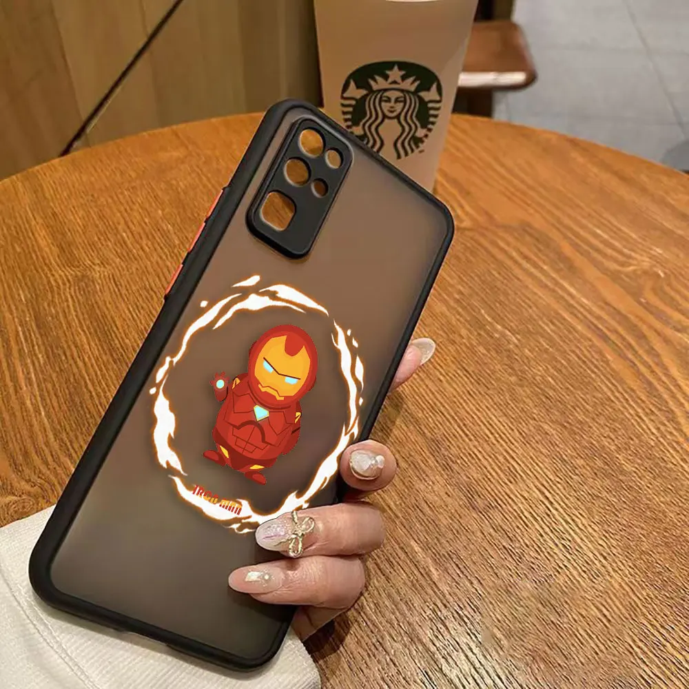 thumbnail image 1 of Matte Case for HONOR 70 50 30S 30 20 8X 9A 9X PLAY 4T X7 X9 X10 5G V40 Case Funda Shell Marvel Cartoon Hero Spider-Man Lron Man, 1 of 5