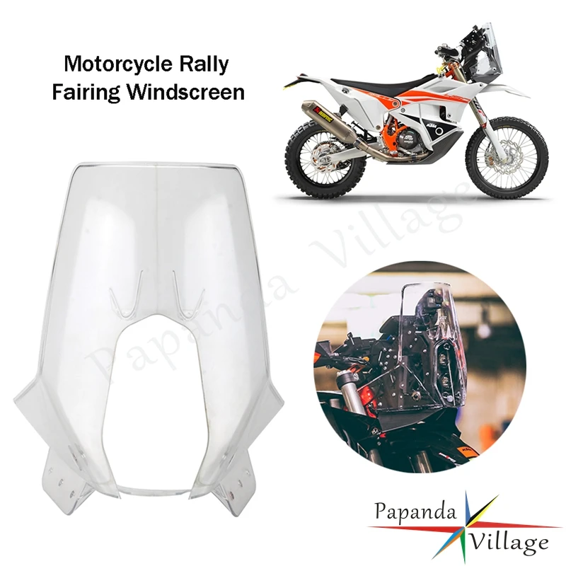 Per 450 Rally Replica Enduro 690 790 890 Baja Exc 500 701 Fe Dirt Bike Parabrezza Moto Rally Replica Carenatura Parabrezza