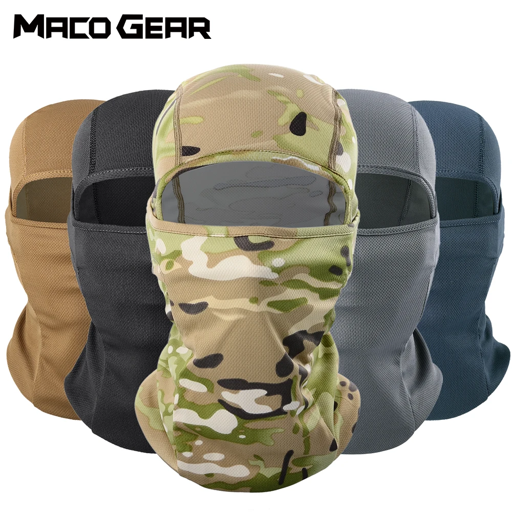 Summer Cycling Full Face Mask Tactical Balaclava Running Bicycle Scarf Skiing Bike Ride Hunting Snowboard Helmet Cap Men Women