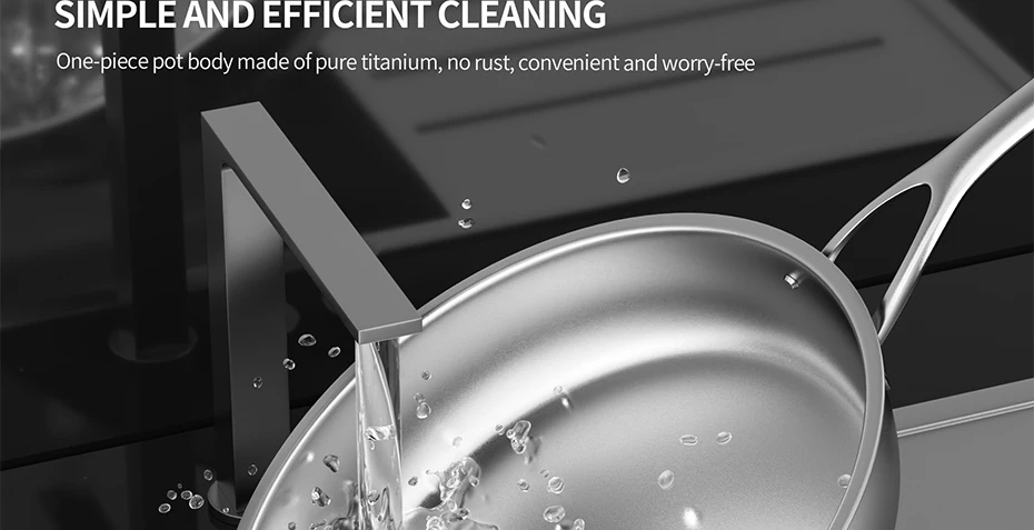 S4089f57adbe5476bac94f15c4cf65fddP Titanium Fry Pan Non-stick Pan 24/26cm Fried Steak Pot Chinese Wok Kitchen Cookware Gift Electromagnetic Furnace General Mallzona