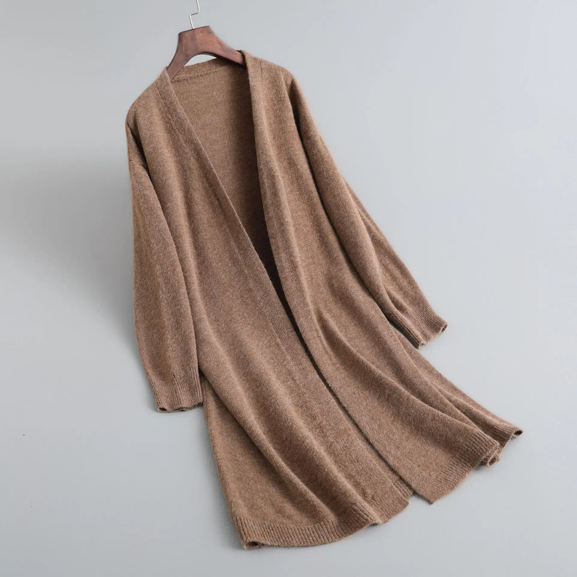 

Maillard Long Sleeves Basic Versatile Sweater Autumn/Winter Korean Long Shawl