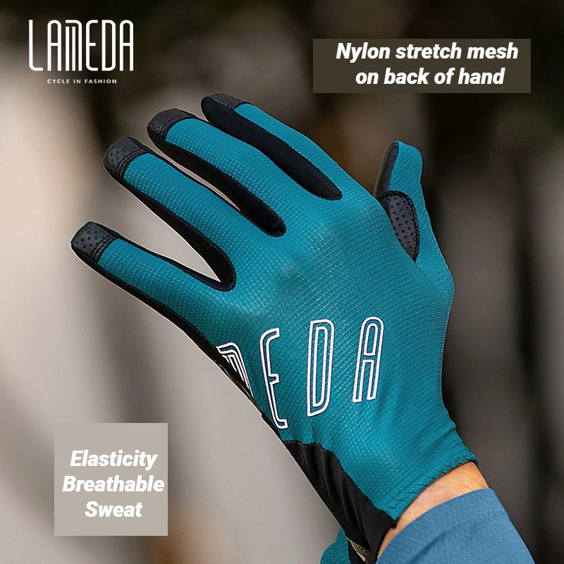 Lameda Cycling Full Gloves Damping Men's Cycling Gloves Touch Screen Gloves For The Gym Gym Gloves Woman Bicycle Accessories 5