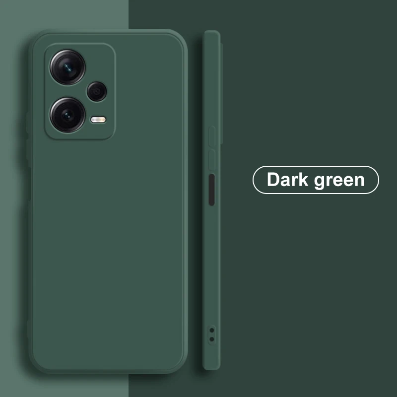 Square Liquid Silicone Phone Case - Enhanced Protection Back Cover