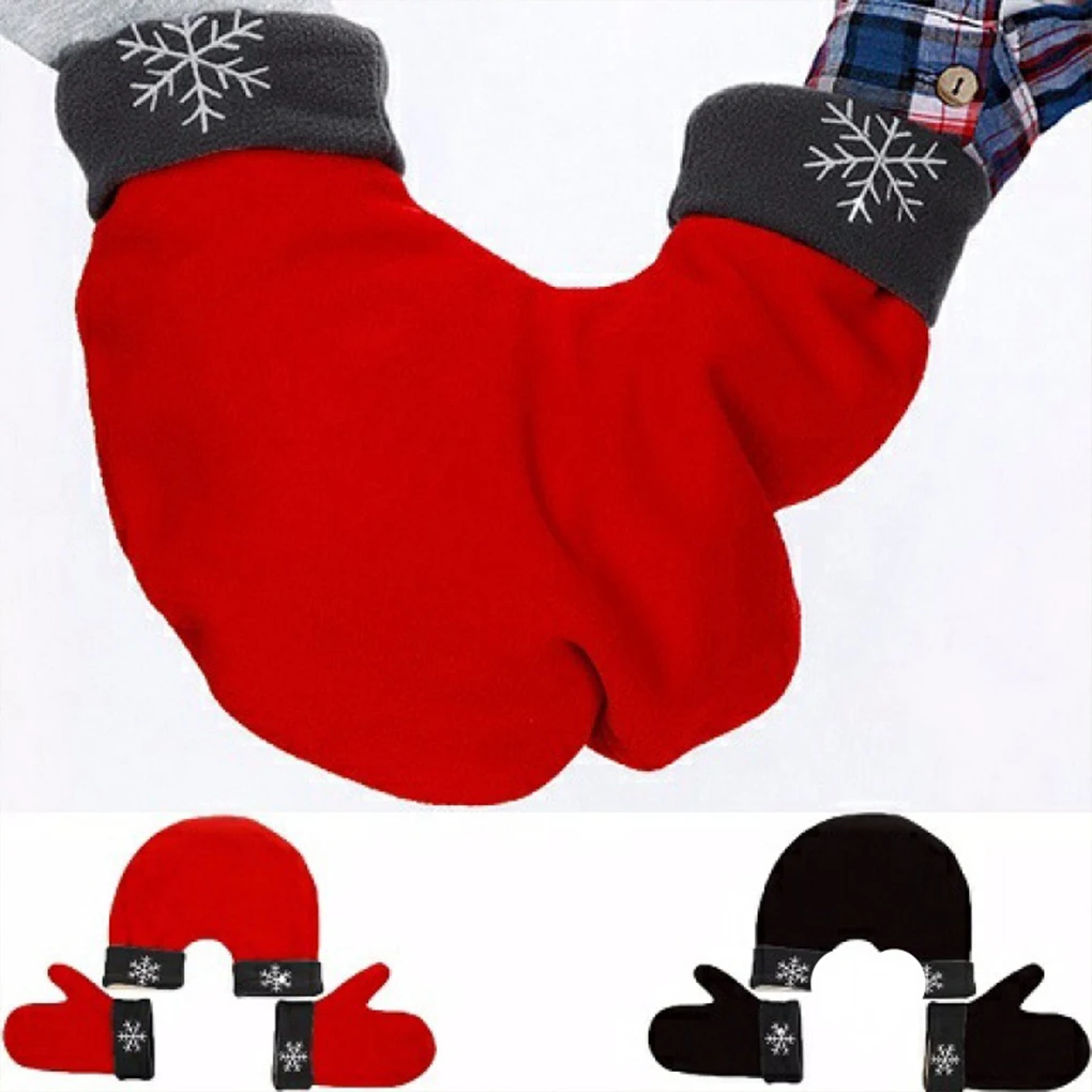 Winter Couple Gloves Polar Fleece Lovers Winter Thicken Warm Glove Sweethearts Christmas Gift Romantic Couples Mittens