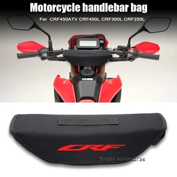 Borsa da manubrio per moto impermeabile e comoda per attrezzi da viaggio, compatibile con CRF300L, CRF250L, CRF450ATV, CRF450L, CRF 250, 300, 450 L