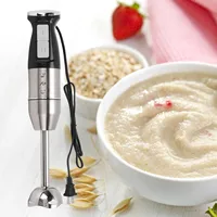 Mélangeur à main électrique à Immersion 400W, mélangeur à bâton Portable pour mélange sans effort, Smoothies, Shakes, purée ronde 5