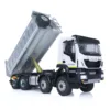 LESU 1/14 Hydraulic RC RTR 8X8 Dumper Trucks Remote Control Dump Car Light Sound Set Assembled Painted Toys Model THZH1488 4
