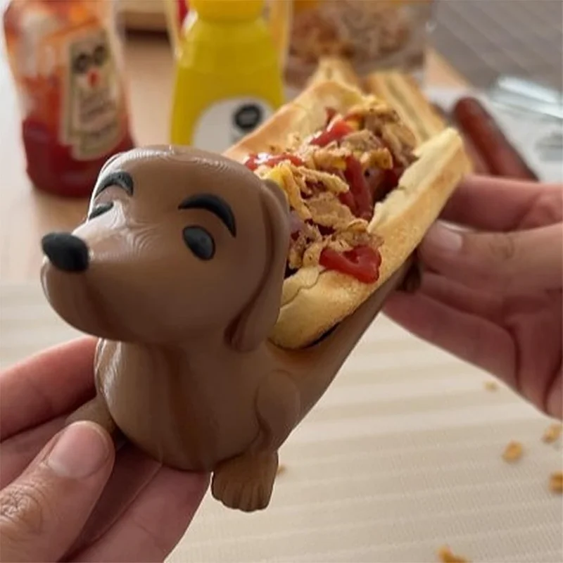 Hot Dogs Sushi Serving Tray Abyssinian Cat Dachshund Dinner Plate Home Decor Cute Shaped Sandwiches Snacks Food Plate ﻿
