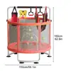 22564-49588d.jpg Kids Trampoline, High Bounce Cloth Adjustable Baby Toddler Trampoline, Widen U-shaped Base 440lbs Mini Trampoline With Swing