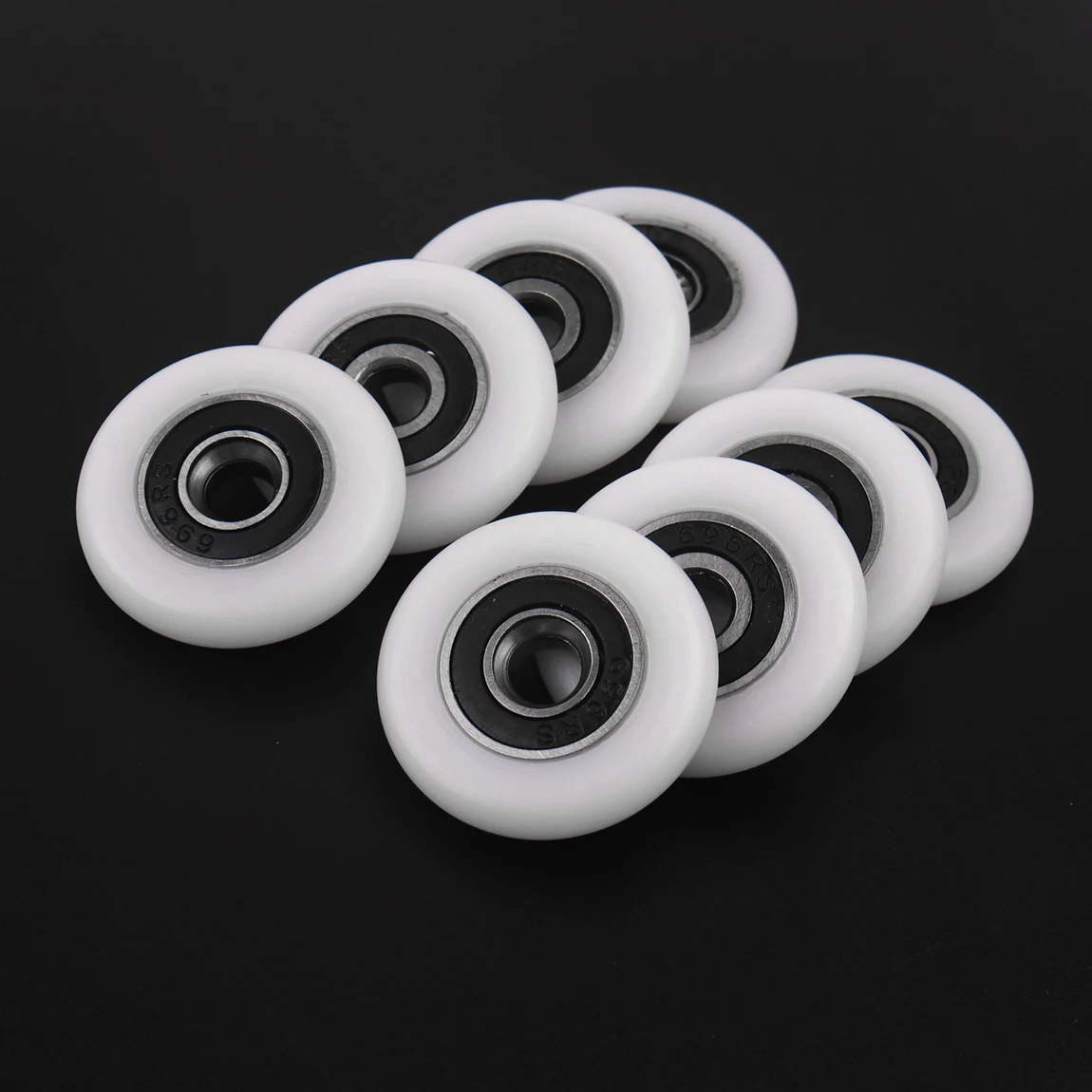 Description Picture 4 of item8PCS Bath Cabinet Slide Door Wheel Wardrobe Shower Room Bearing Roller Replacement ABS Bathroom Gate Accessories 19/23/25/27mm