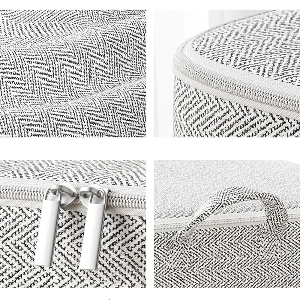 Non-woven Quilt Storage Bag with Lids Zipper Foldable Clothes Quilt Bins Container Large Capacity Dust-proof Bag Organize 5