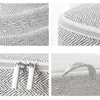 Non-woven Quilt Storage Bag with Lids Zipper Foldable Clothes Quilt Bins Container Large Capacity Dust-proof Bag Organize 5