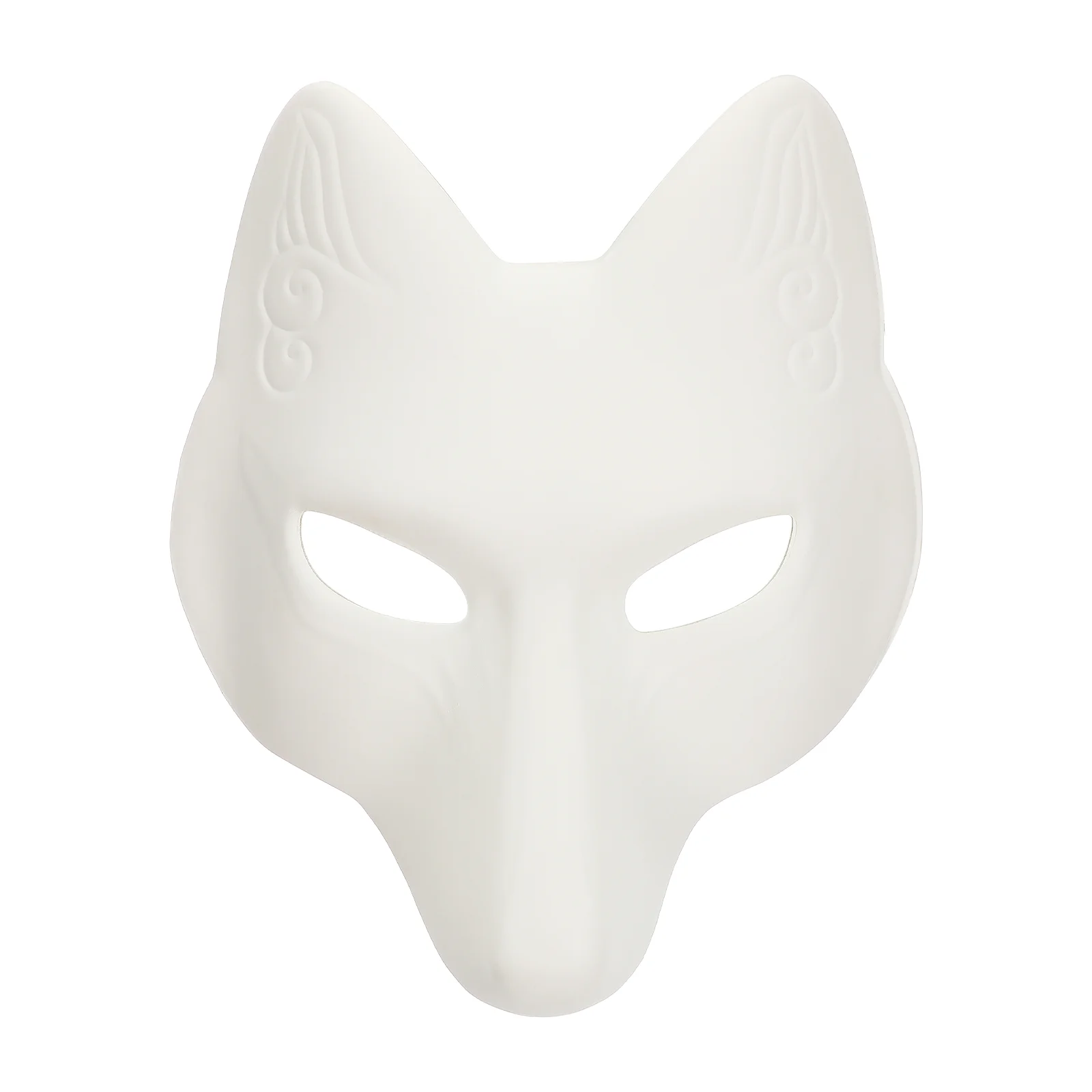 

Masks Mask Halloween Cosplay White Cat Up Diy Dress Masquerade Costume Accessories Therian Party Wolf Blank Unpainted Face Mardi
