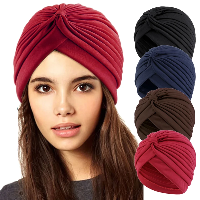 Turban / Casquette En Polyester-coton à Motif Floral - Taille Unique Pour Femme