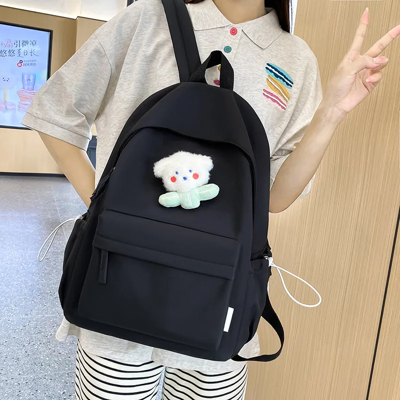 Cute Bags for Girls Backpacks for High School Popular Pink Blue Black Color Girls Sports Cartoon Backpack for Travel