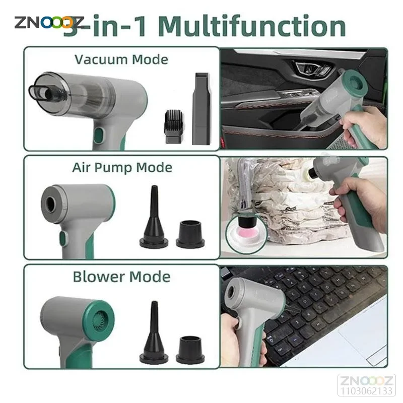 200000Pa  ޴  ûұ, ޴  ,   ڵ ׼, 3 in 1, 2023