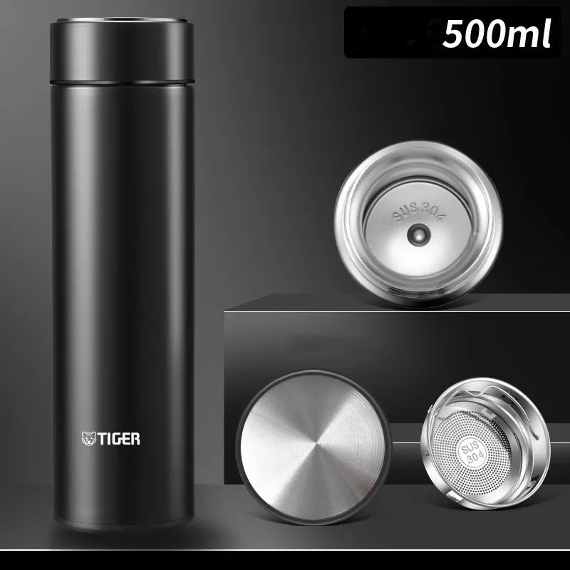 Tiger 304 stainless steel gift straight cup insulated cup outdoor business car portable tea making water
