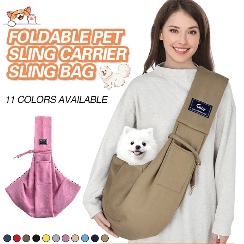 Pet Foldable Shoulder Bag Dog and Cat Internal and External Crossbody Bag Large Capacity Pet Outdoor Carrying Supplies