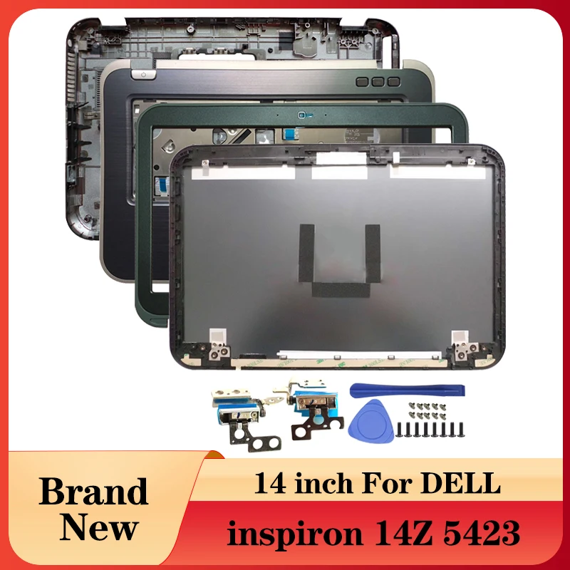 

Новая сумка для ноутбука DELL inspiron 14Z 5423 0DJ3K8 0TF7XT 0F6GPF 05YN8X ноутбук ЖК-дисплей задняя крышка/Передняя панель/петли крышка/Упор для рук/нижний чехо...