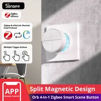 SONOFF Orb 4-In-1 Fusion Series SNZB-01M Zigbee Smart Scene Button One-Touch Scene Trigger Zigbee & eWeLink Remote Dual Protocol