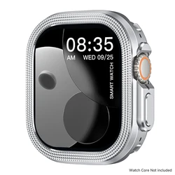 Luxury Designer Rugged Metal Shockproof Protective Bumper Case for 49MM (S)