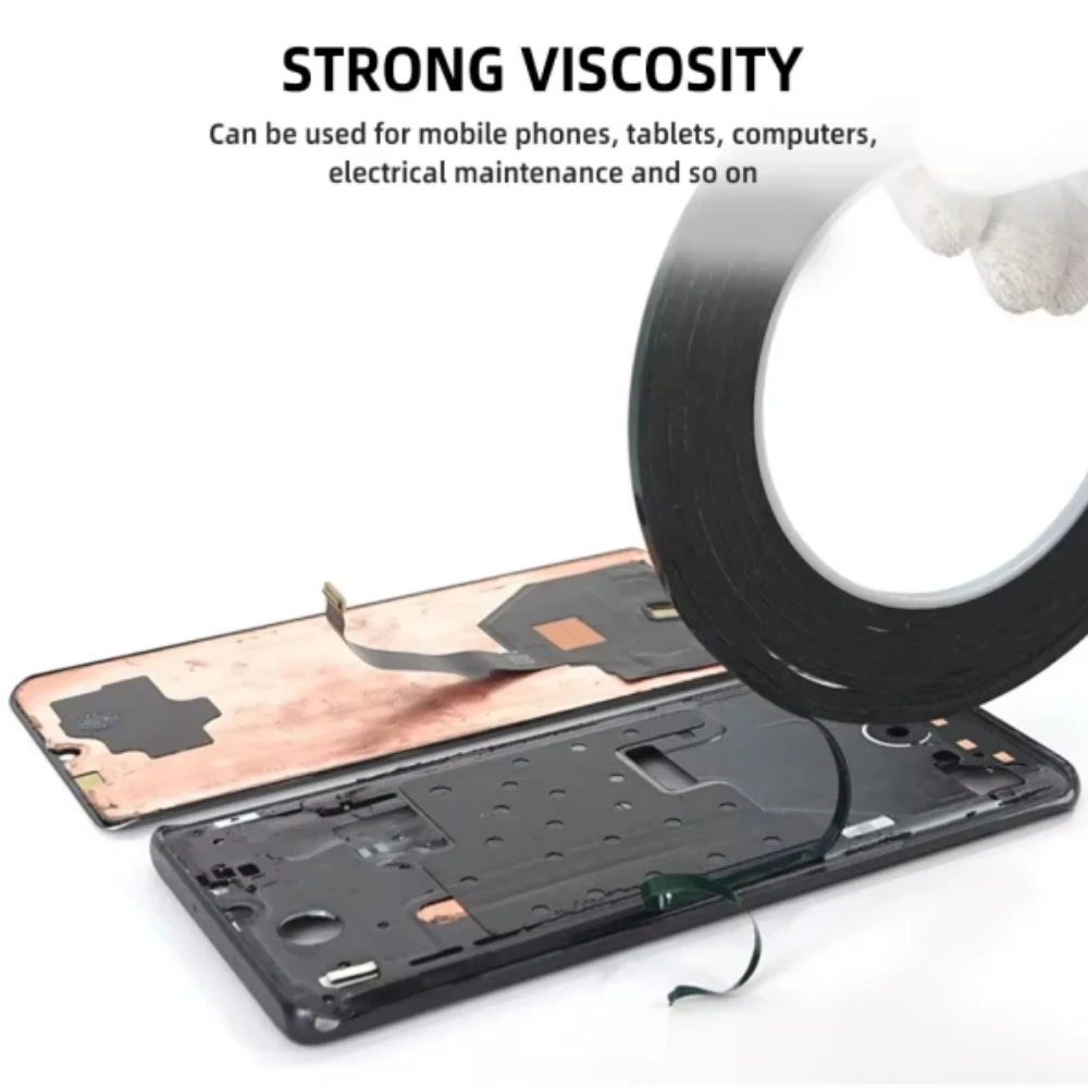 Mobile Phone Repair Double Side Tape Cellphone Touch Screen LCD Pannel 3mm Self Adhesive Foam Sticker Fix 10M