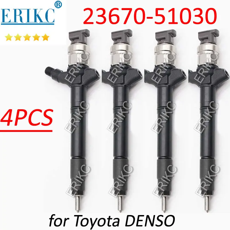 

095000-7710 Common Rail Fuel Injector 23670-51030 Diesel Injection Nozzle Sprayer 095000-7711 for Toyota Land Cruiser 200 V8