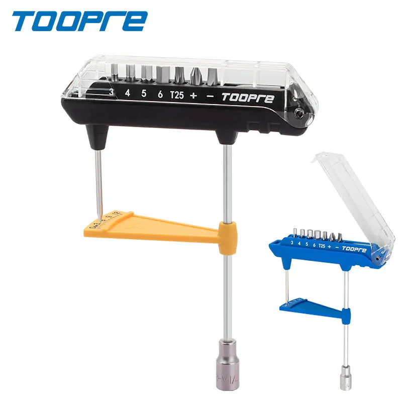 

Toopre Torque Pointer Integrated Hexagonal Bicycle Maintenance High Precision Torque Tool Torque Wrench Set Tl-12