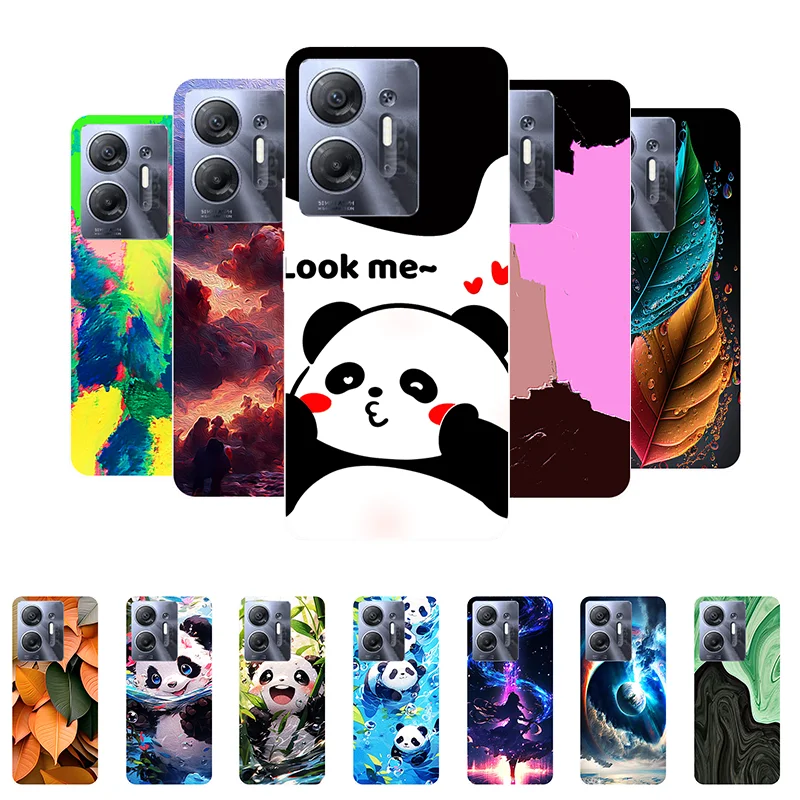 Per Infinix Hot 30 5G Custodia In Silicone Lovely Panda Tpu Cover Morbida Per Telefono Per Infinix Hot 30 5G X6832 Custodie Posteriori Hot30 5G Fundas
