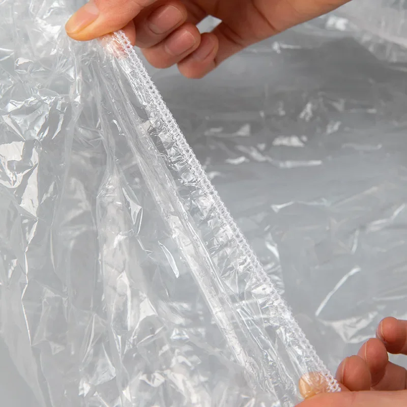 Disposable Food Cover 120/70/52/38CM Food Grade Lids Elastic Plastic Wrap Shoe Cover Shower Headgear Bowls Caps Fresh