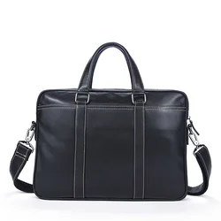 Genuine Briefcase Bag Men Leather Male Package Color Business Affairs Man Document Layer Cowhide Men's Messenger Handbag Single