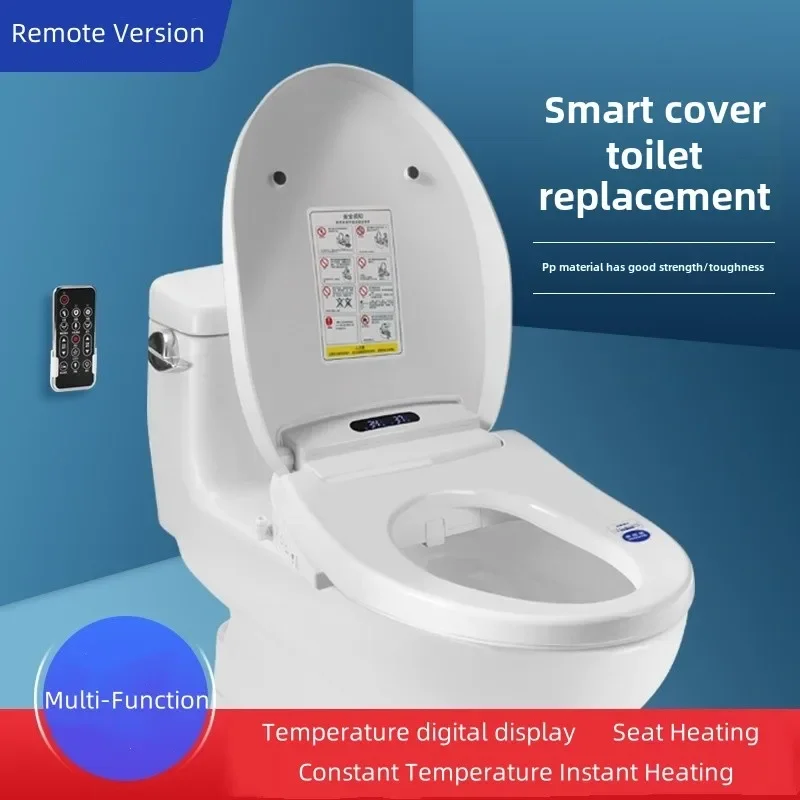 Smart Toilet Cover Bidet Toilet Seat Remote Control LED Nightlight Air Dryer Multiple Spray Modes Nozzle