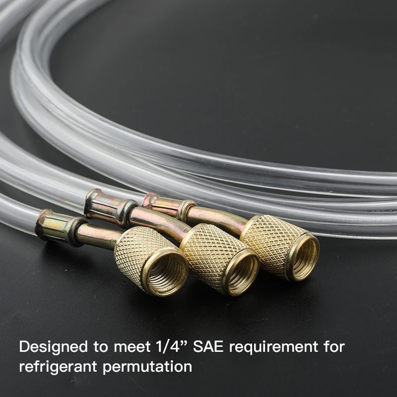 Air Conditioning Hose HOWH Add Fluoride Transparent Tool Parts Fluorine Refrigerant