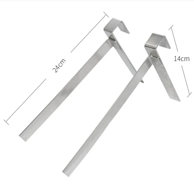 2Db -Os Kiegészítők Méhkate Sügér Keret Tartó Méhész Szerszámok Támogató Tartókészlet Könnyű Telepítés Otthon Tartós Barkács Rozsdamentes Acél - Image 5