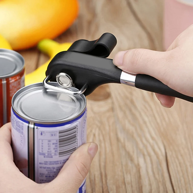 

2023 Best Cans Opener Kitchen Tools Professional handheld Manual Stainless Steel Can Opener Side Cut Manual Jar opener