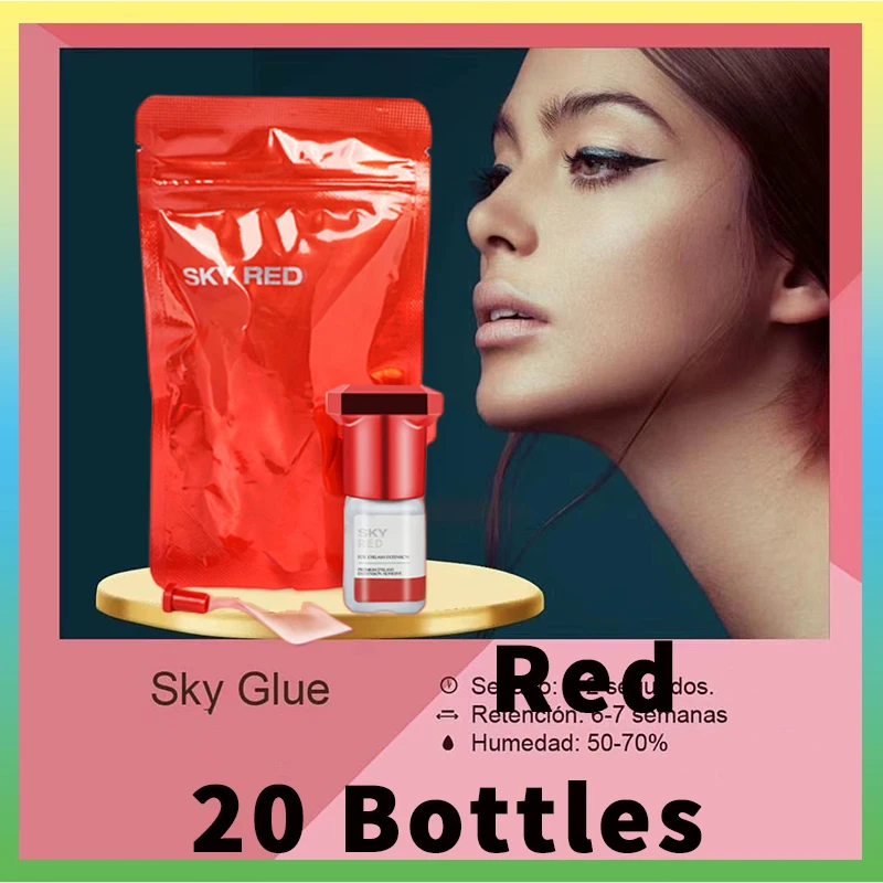 

SKY RED GLUE 5ml Eyelash Extension Glue Kroea Original Fast Drying False Eyelash Extension Glue For Eyelash Extension Makeup Gel