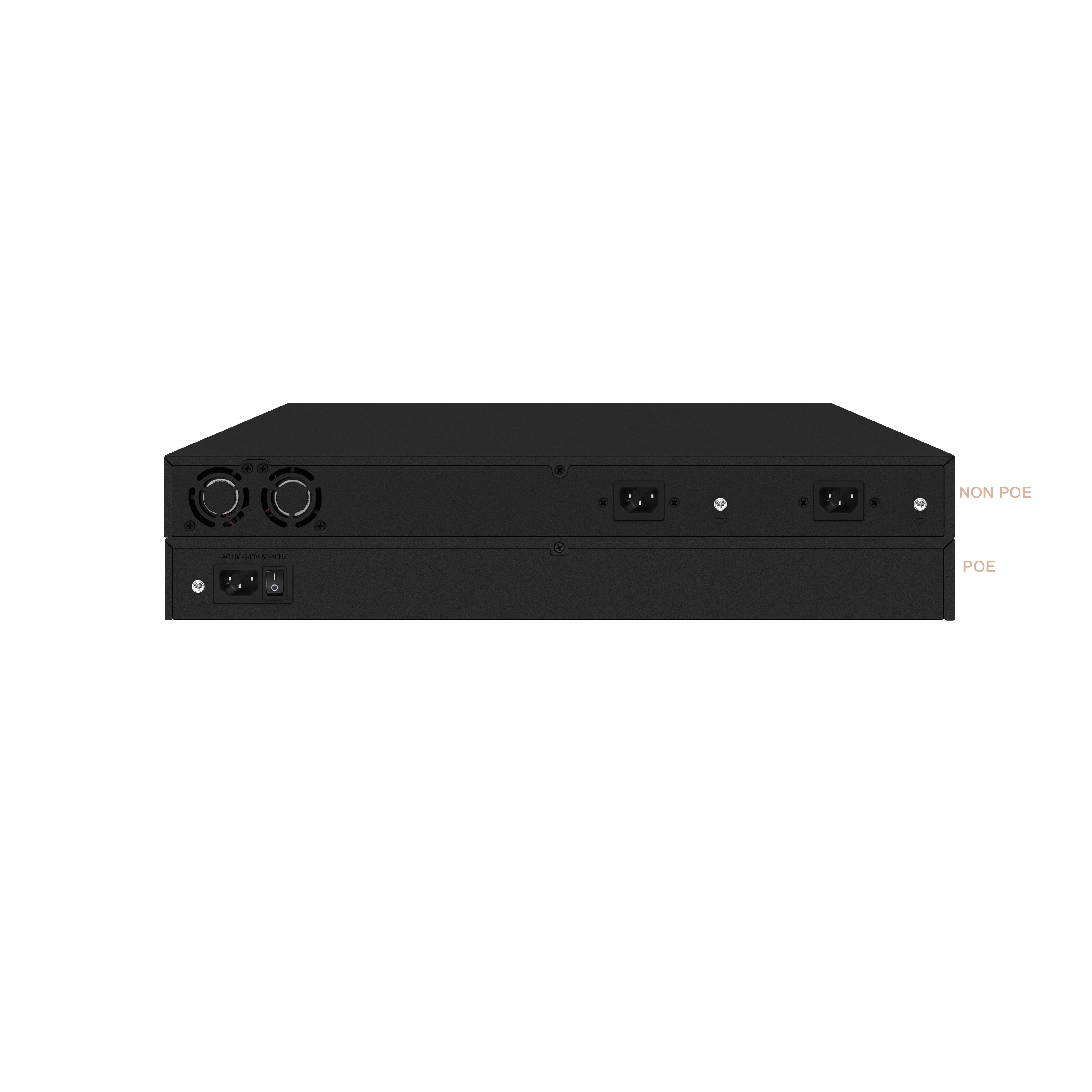 라이트 스마트 24 포트 2.5G POE 또는 비 관리 스위치, 6*10G SFP + 업 링크