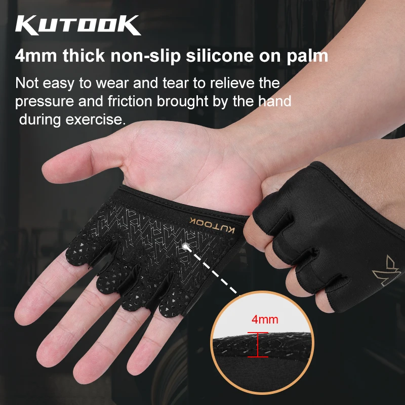 KUTOOK Weight Lifting Gloves for Women Palm Protection Gym Workout Training Fitness Gloves  Exercise Gloves for Weight Lifting 5