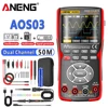 ANENG AOS03 Oscilloscope Multimeter  Output Handheld Battery  LCD Screen Signal Generator Waveform Display Multimeter 2