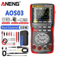 ANENG AOS03 Oscilloscope Multimeter  Output Handheld Battery  LCD Screen Signal Generator Waveform Display Multimeter 2