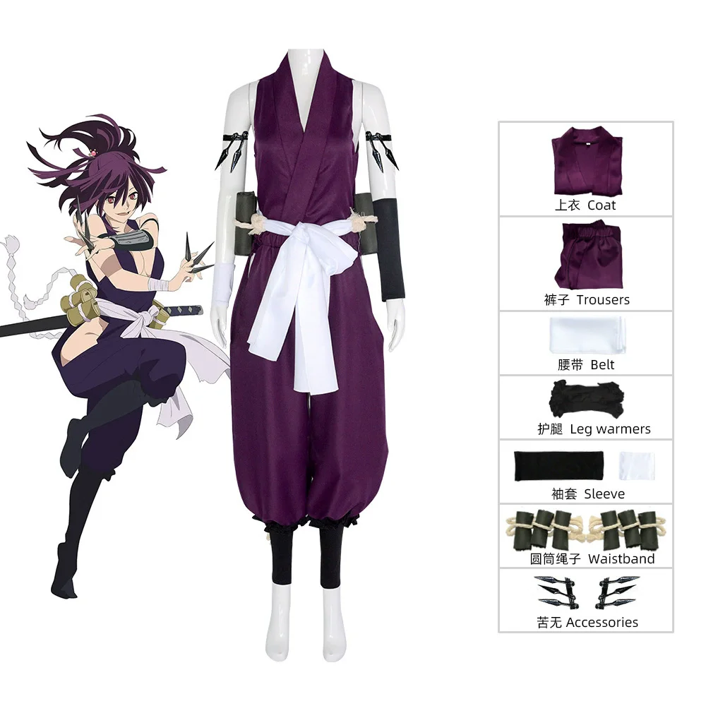 Hell's Paradise-Inspired Yuzuriha Prison Uniform Cosplay Costume for Women
