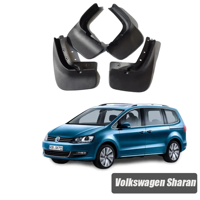 Garde-boue avant et arrière pour Volkswagen, garde-boue VW Sharan, accessoires de style automatique, 4 pièces