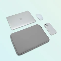 Sleek Multi - Size Laptop Sleeve with Protective Padding - 15or16 Inch (GRAY)