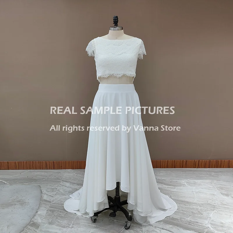 women's white dress for beach party Off-Shoulder Sleeveless Pleated Satin A-Line Beach Wedding Dress – Liymc main image 1
