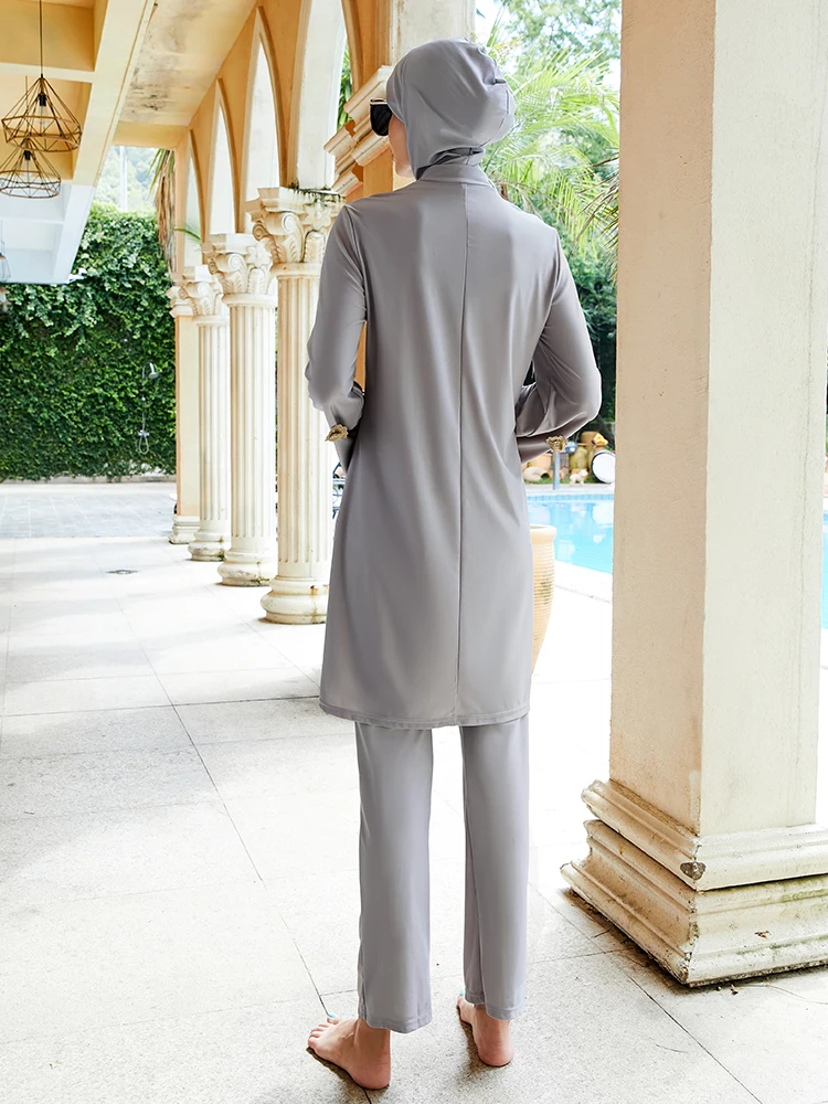 Burkini Muslim Swimwear 2023 Swimming Suit For Women Modest Swimsuit Islamic Clothing Sets Fashion Abaya Long
