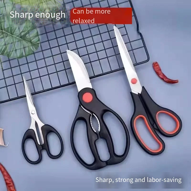 Stainless steel kitchen scissors 1