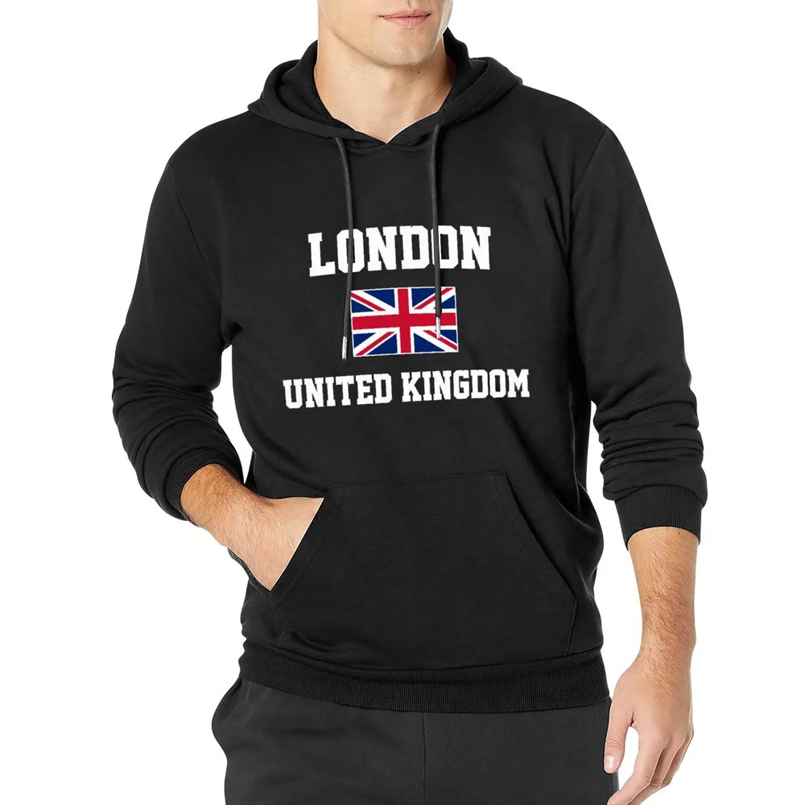 

Men Women Hoodies United Kingdom London Est. Capital Hoodie Pullover Hooded Hip Hop Sweatshirt Cotton Unisex