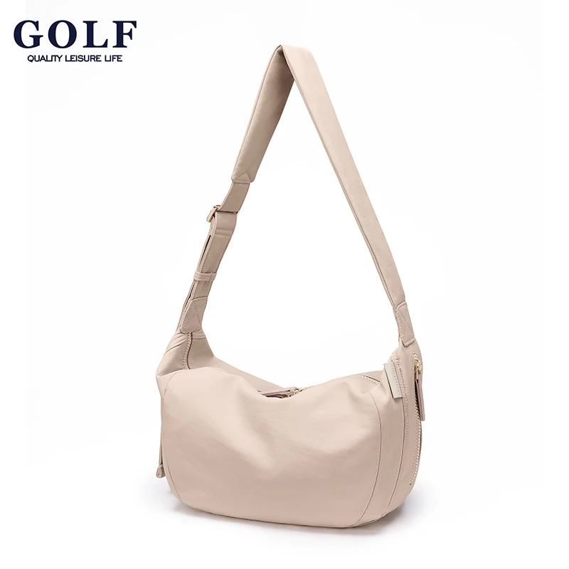 GOLF Women's Crossbody Bag Waterproof Single Shoulder Bag Oxford Cloth Sling Lightweight Solid Color Casual