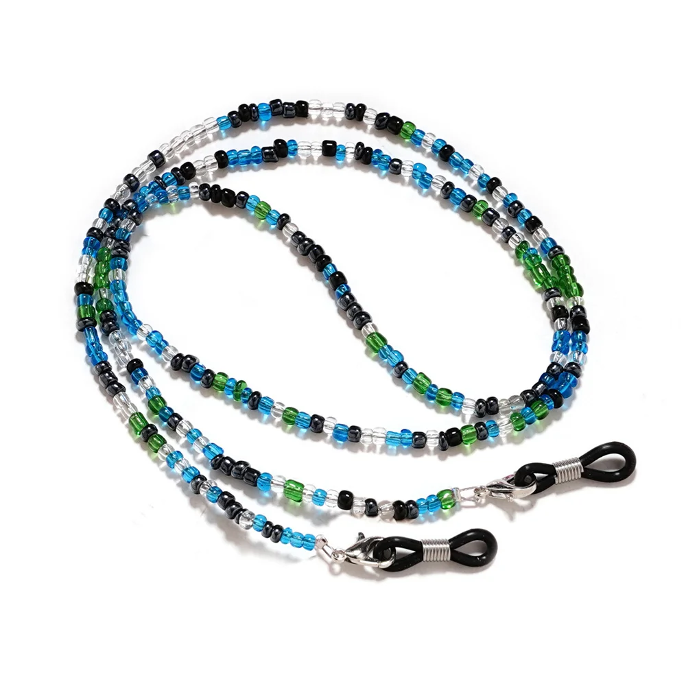 Kristall Brillen Kette für Damen Elegant Sonnenbrille Lanyard Halter Lesebrillen Strap Masken Kette Halsband Hängen am Hals Schmuck 2
