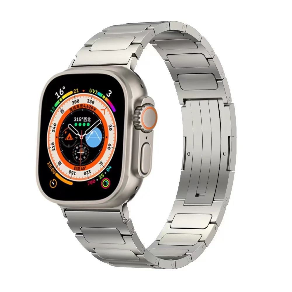 Premium Titanium Apple Watch Band Bracelet Strap